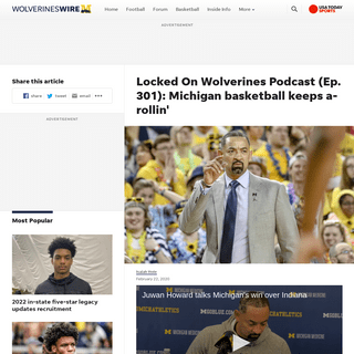 Locked on Wolverines podcast Michigan basketball win XFL football