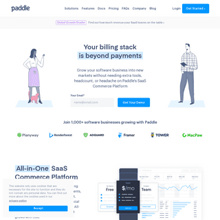 A complete backup of paddle.com