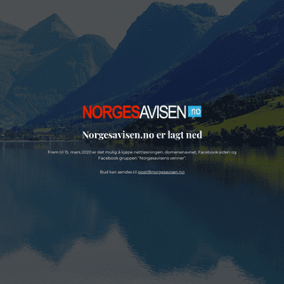 A complete backup of norgesavisen.no