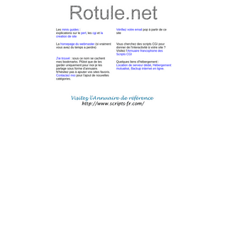 A complete backup of rotule.net