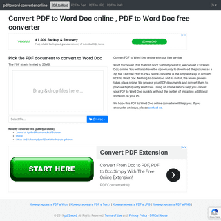 A complete backup of pdftoword-converter.online