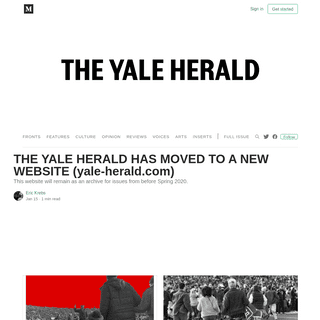 A complete backup of yaleherald.com