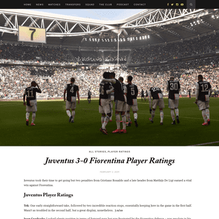 A complete backup of www.juvefc.com/juventus-3-0-fiorentina-player-ratings/