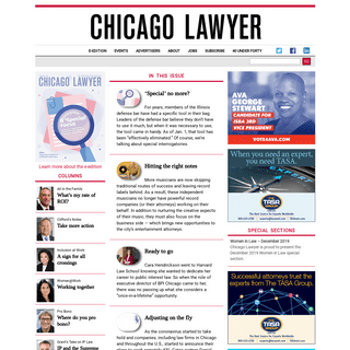 A complete backup of chicagolawyermagazine.com