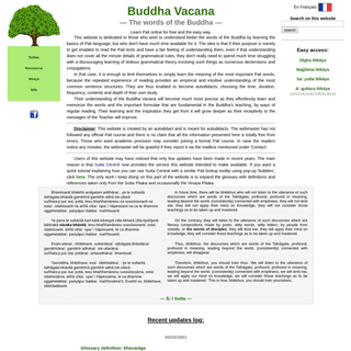 A complete backup of buddha-vacana.org