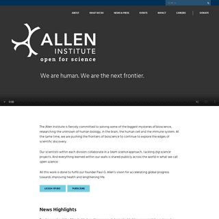 A complete backup of alleninstitute.org