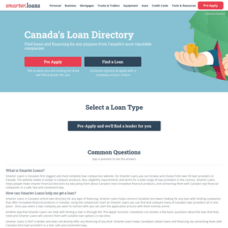 Personal Loans Canada, Small Business Loans - Loan Directory in Canada