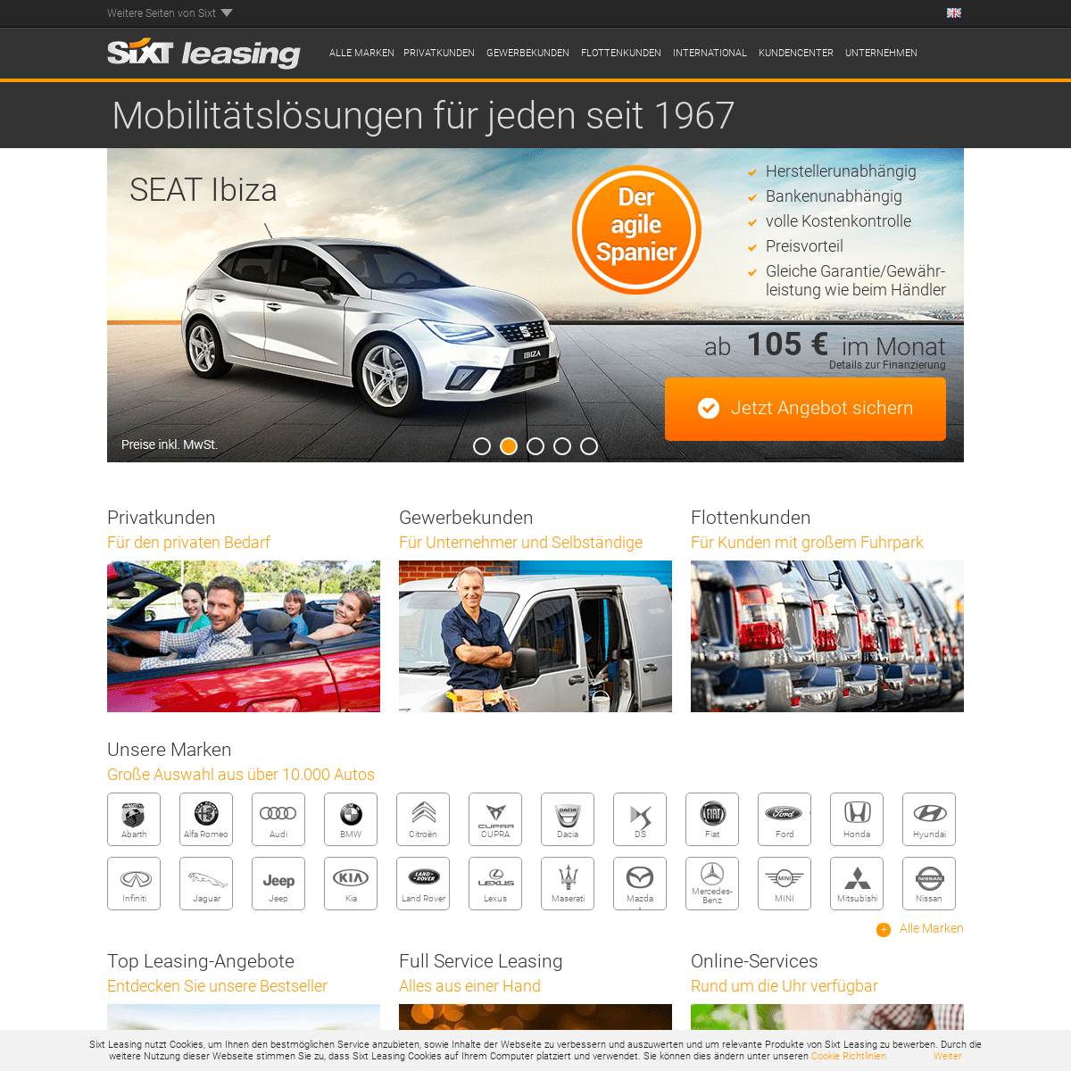 A complete backup of sixt-leasing.de