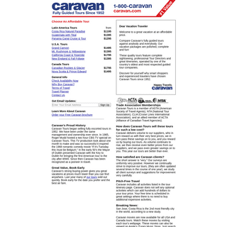 A complete backup of caravan.com