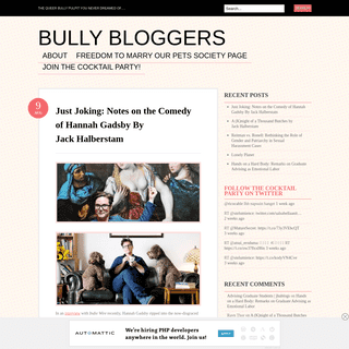 A complete backup of bullybloggers.wordpress.com