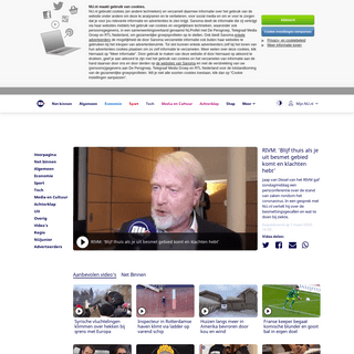 RIVM- â€˜Blijf thuis als je uit besmet gebied komt en klachten hebtâ€™ - NU - Het laatste nieuws het eerst op NU.nl