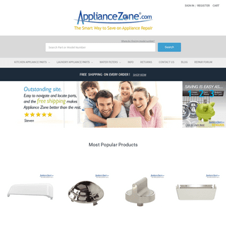A complete backup of appliancezone.com