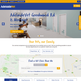 AdelaideVet - Veterinary Clinics based in South Australia, Veterinarians and Vets in metro Adelaide