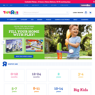A complete backup of toysrus.ca