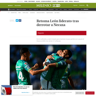 A complete backup of www.milenio.com/deportes/leon-vs-necaxa-resultados