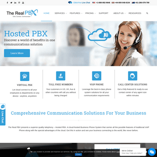 Hosted PBX, Toll-Free & Cloud Phone Provider - The Real PBX