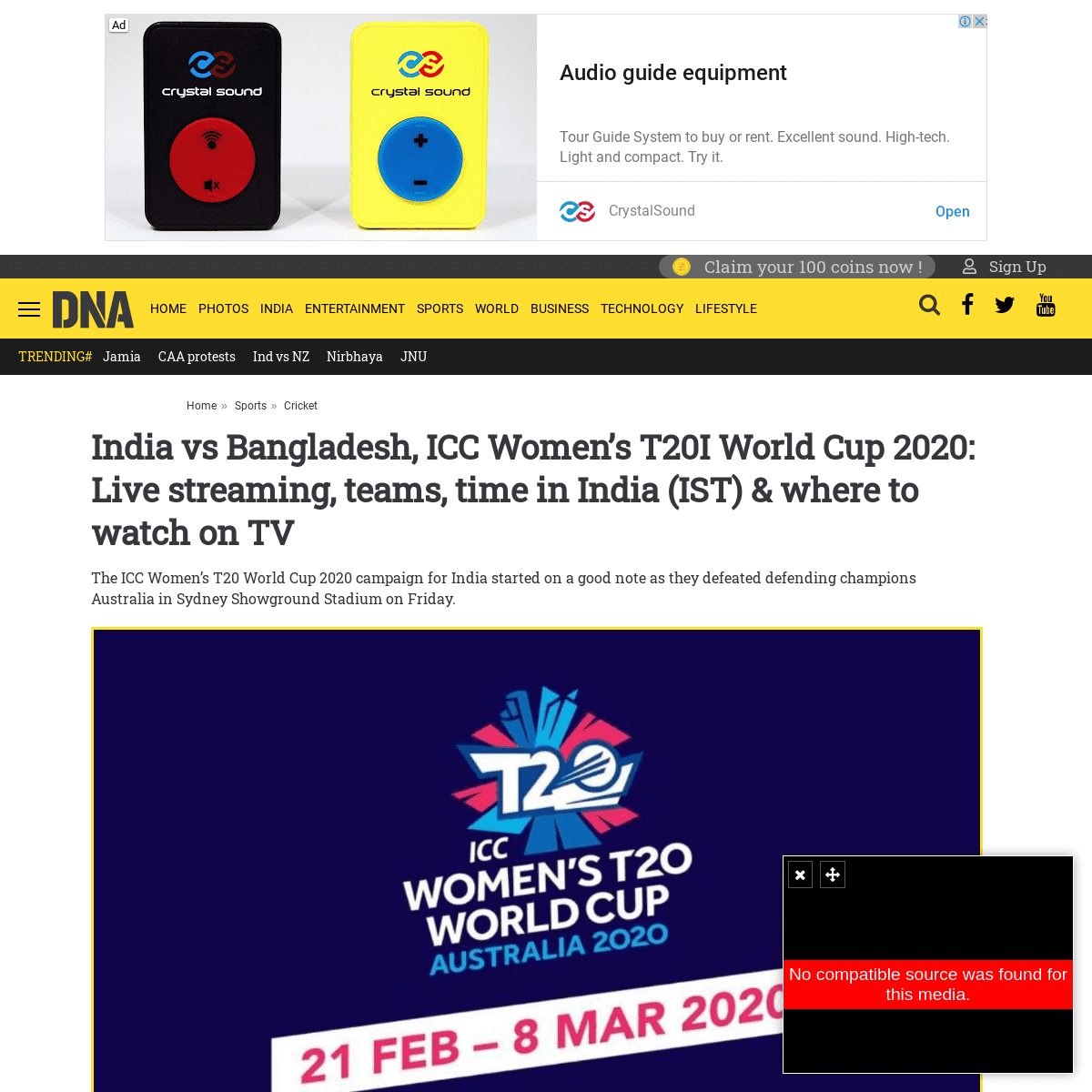 A complete backup of www.dnaindia.com/cricket/report-india-vs-bangladesh-icc-women-s-t20i-world-cup-2020-live-streaming-teams-ti