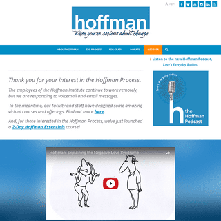 The Hoffman Process - The Hoffman Institute Foundation