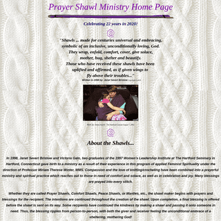 Welcome To The Prayer Shawl Ministry www.shawlministry.com
