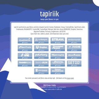A complete backup of tapiriik.com