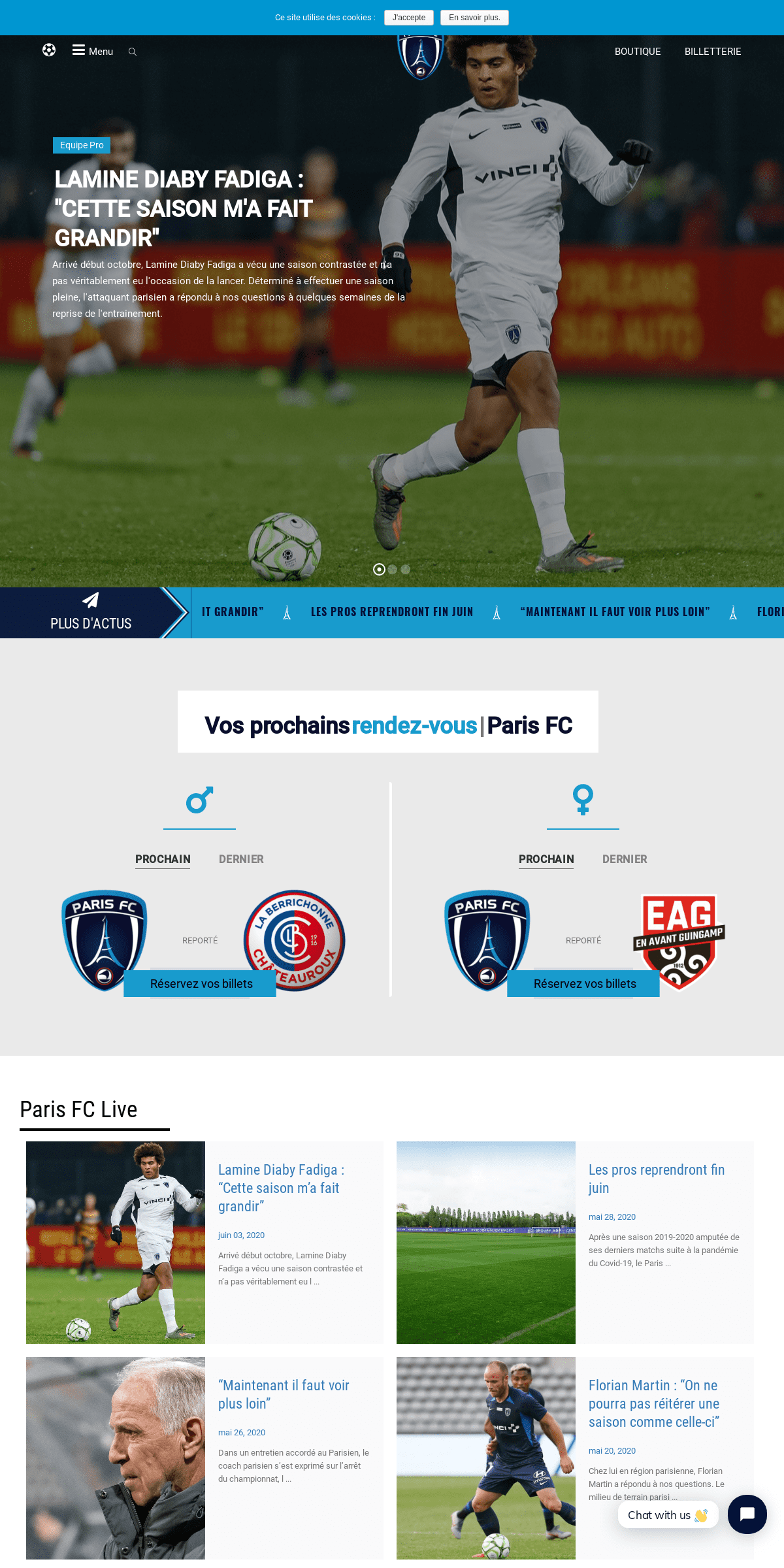 A complete backup of parisfootballclub.com