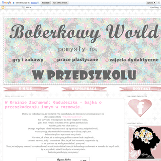 A complete backup of boberkowy-world.blogspot.com