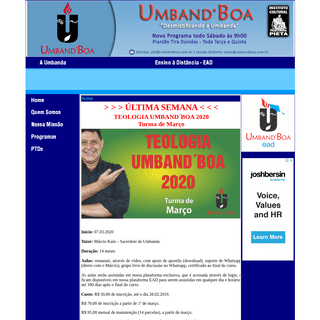 A complete backup of umbandboa.com.br