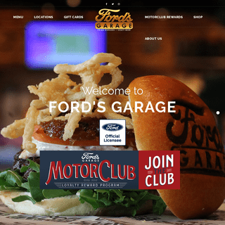 Fords Garage - Prime Burgers, Craft Beer, American Comfort Food