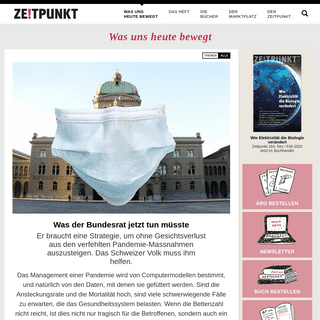 A complete backup of zeitpunkt.ch