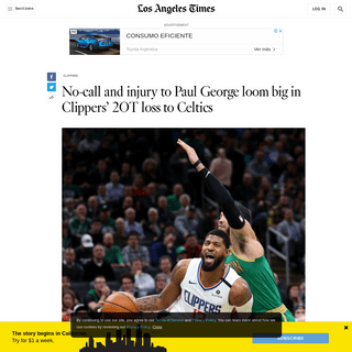 A complete backup of www.latimes.com/sports/clippers/story/2020-02-13/clippers-paul-george-celtics-hamstring
