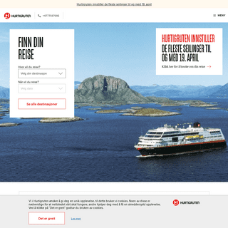 Hurtigruten- Norge, Arktis- og Antarktisekspedisjoner - Hurtigruten