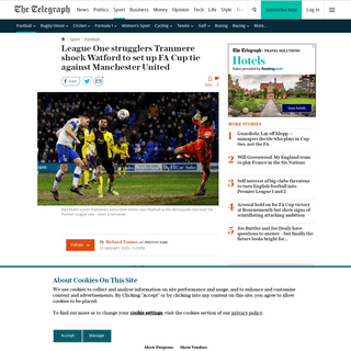A complete backup of www.telegraph.co.uk/football/2020/01/23/league-one-strugglers-tranmere-shock-watford-set-fa-cup-tie/