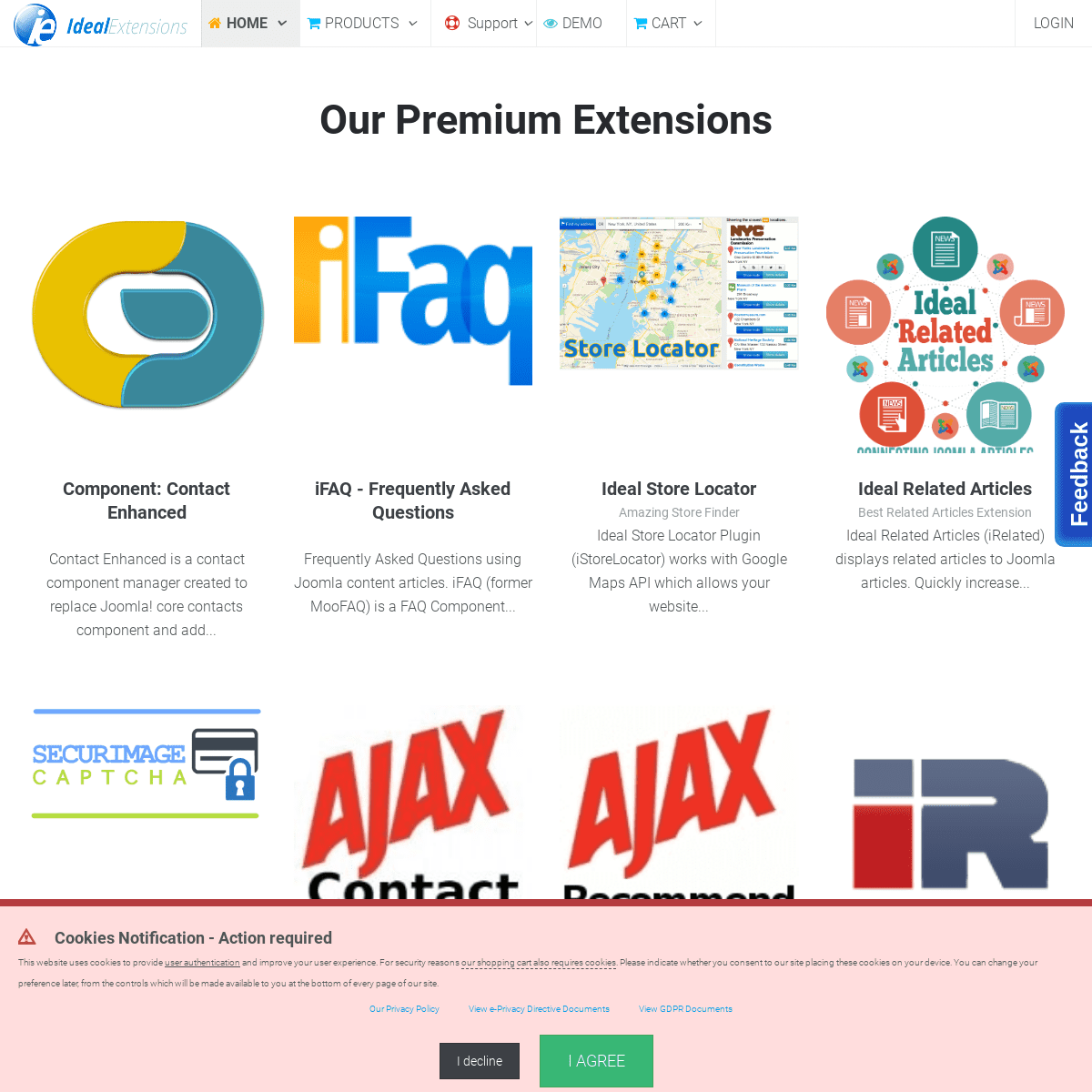 A complete backup of idealextensions.com