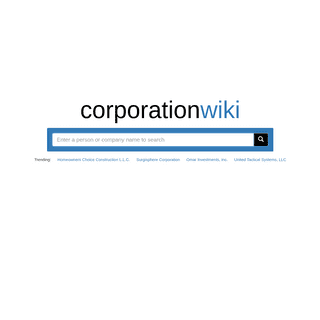 A complete backup of corporationwiki.com