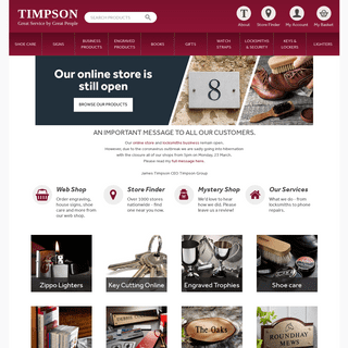 A complete backup of timpson.co.uk
