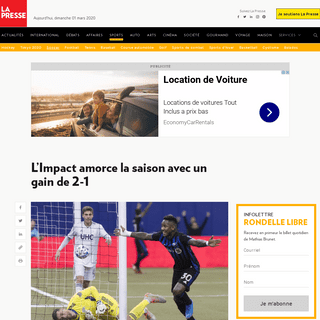 A complete backup of www.lapresse.ca/sports/soccer/202002/29/01-5262884-limpact-amorce-la-saison-avec-un-gain-de-2-1.php