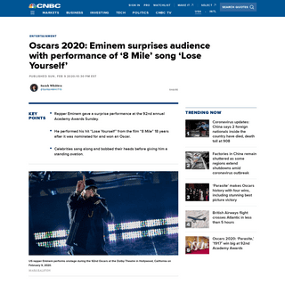 A complete backup of www.cnbc.com/2020/02/09/oscars-2020-eminem-surprises-with-performance-of-lose-yourself.html