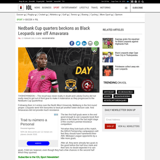 A complete backup of www.iol.co.za/sport/soccer/psl/nedbank-cup-quarters-beckons-as-black-leopards-see-off-amavarara-43168311