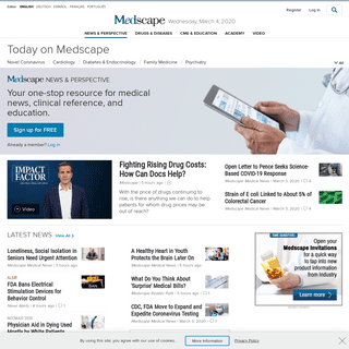 Latest Medical News, Clinical Trials, Guidelines - Today on Medscape