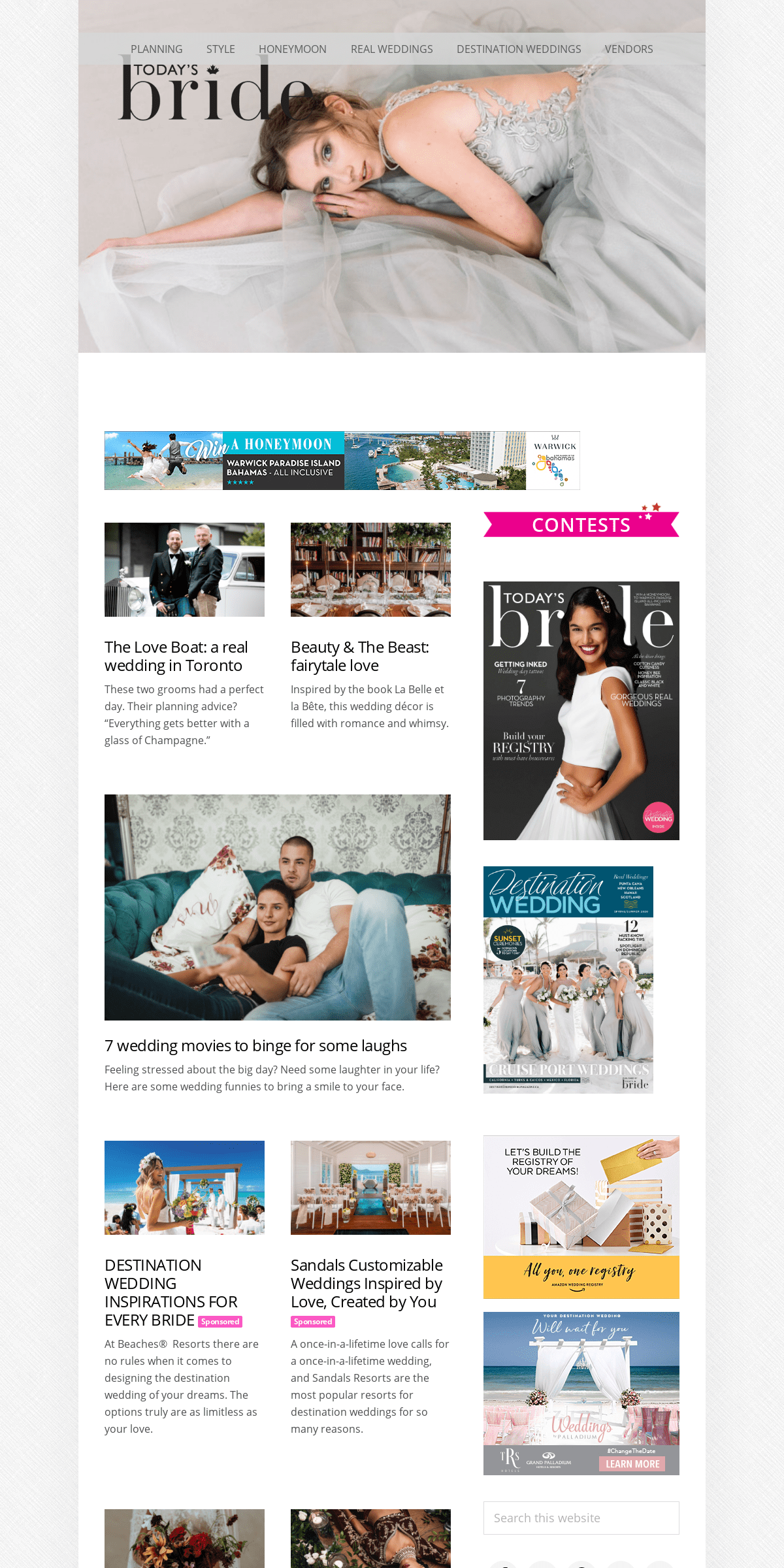 A complete backup of todaysbride.ca