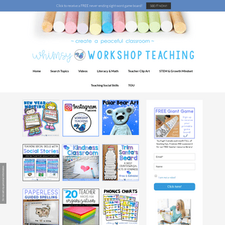 A complete backup of whimsyworkshopteaching.com
