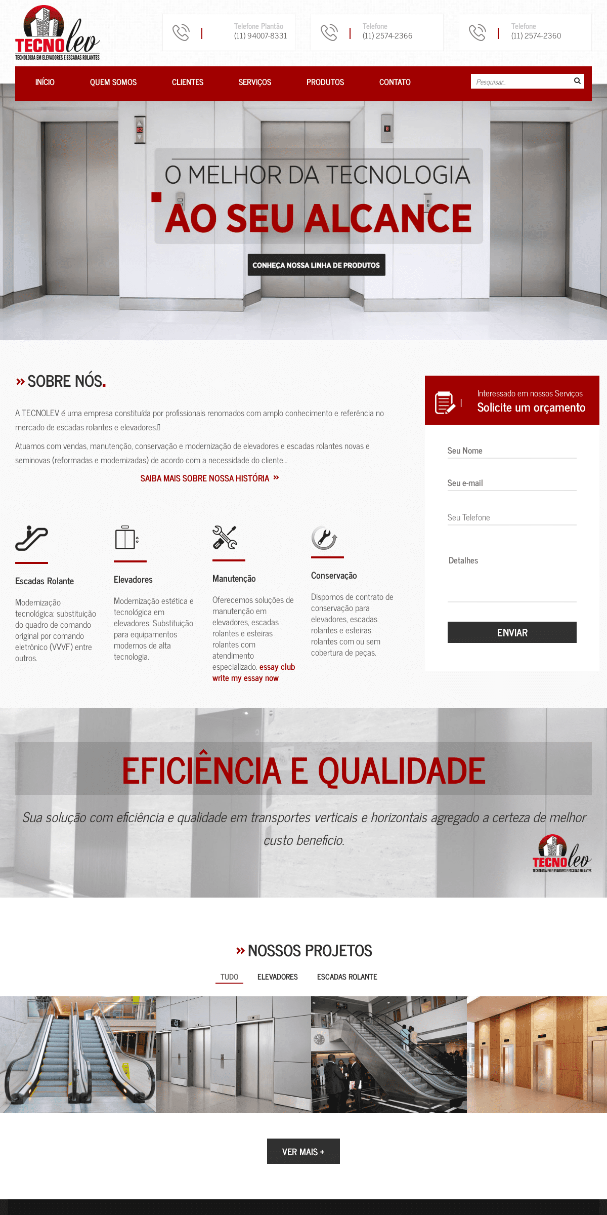 A complete backup of tecnolev.com.br