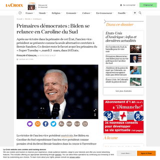 A complete backup of www.la-croix.com/Monde/Ameriques/Primaires-democrates-Biden-relance-Caroline-Sud-2020-03-01-1201081367