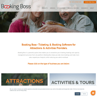 A complete backup of bookingboss.com