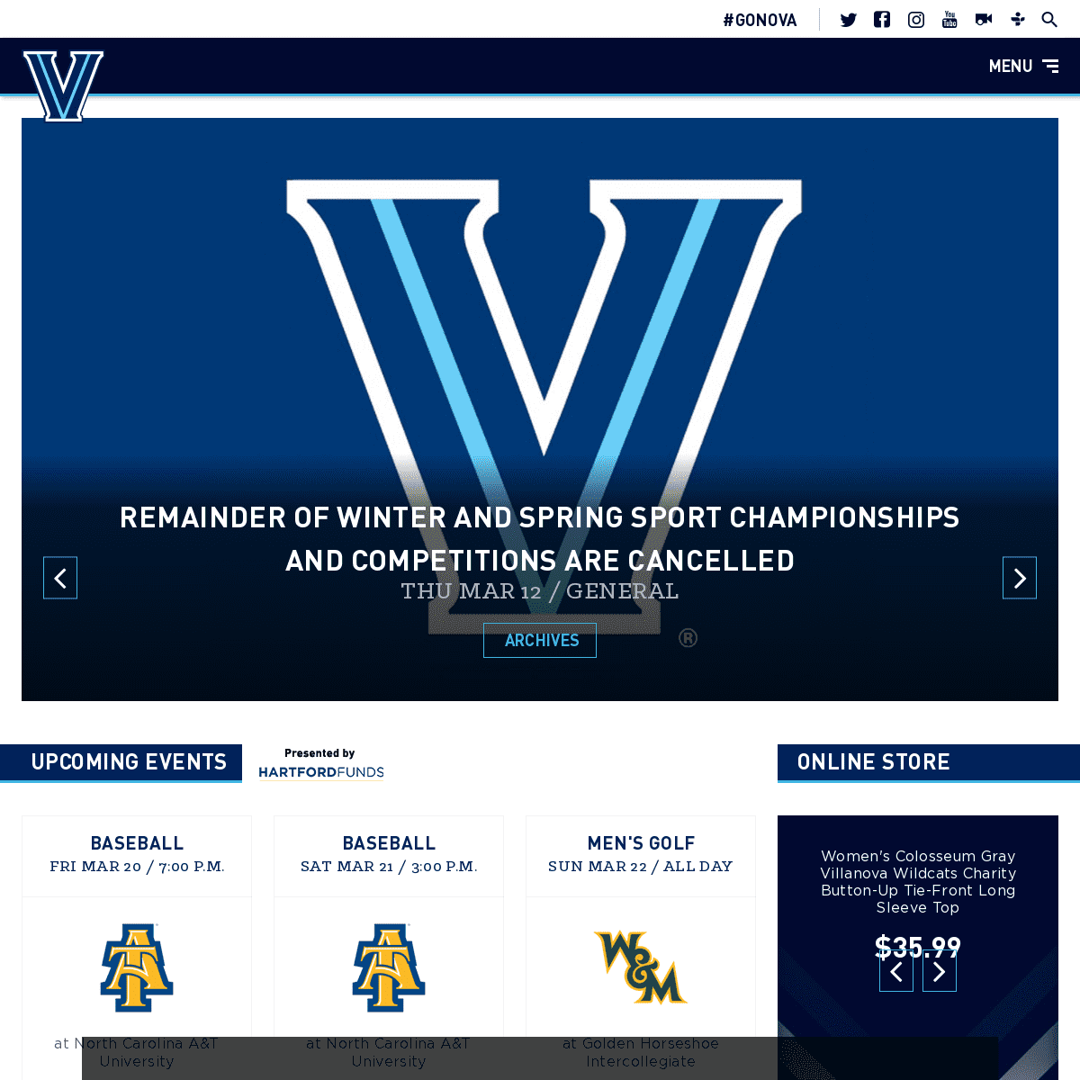 A complete backup of villanova.com