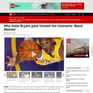 Black Mamba- Why Kobe Bryant gave himself the nickname - CNN