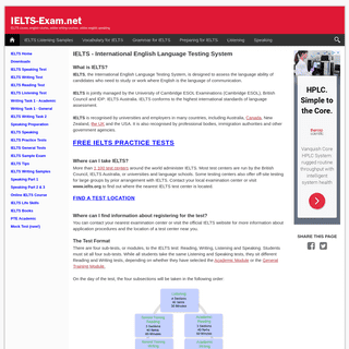 A complete backup of ielts-exam.net