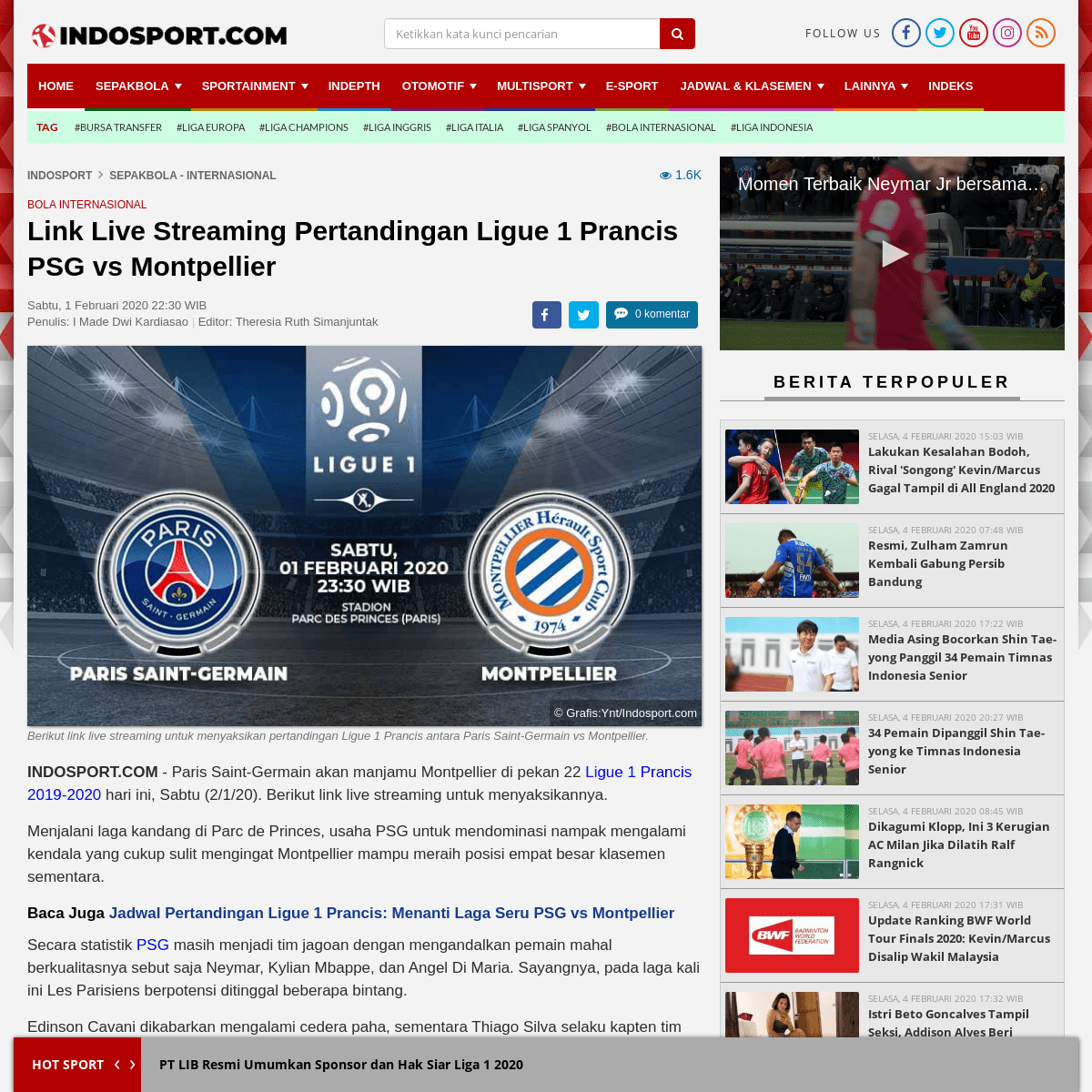 A complete backup of www.indosport.com/sepakbola/20200201/link-live-streaming-pertandingan-ligue-1-prancis-psg-vs-montpellier