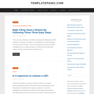 A complete backup of templatepanic.com