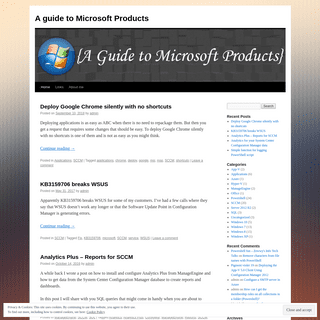 A guide to Microsoft Products -A guide to Microsoft Products